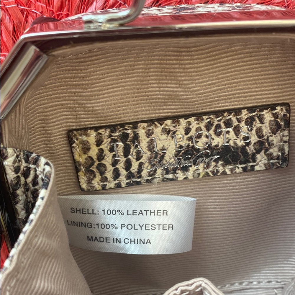 Talbot Stylish Snakeskin Patterned Women's Bag - Picture 6 of 7